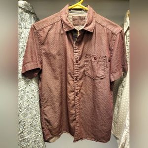 Guess shiny material maroon burgundy color